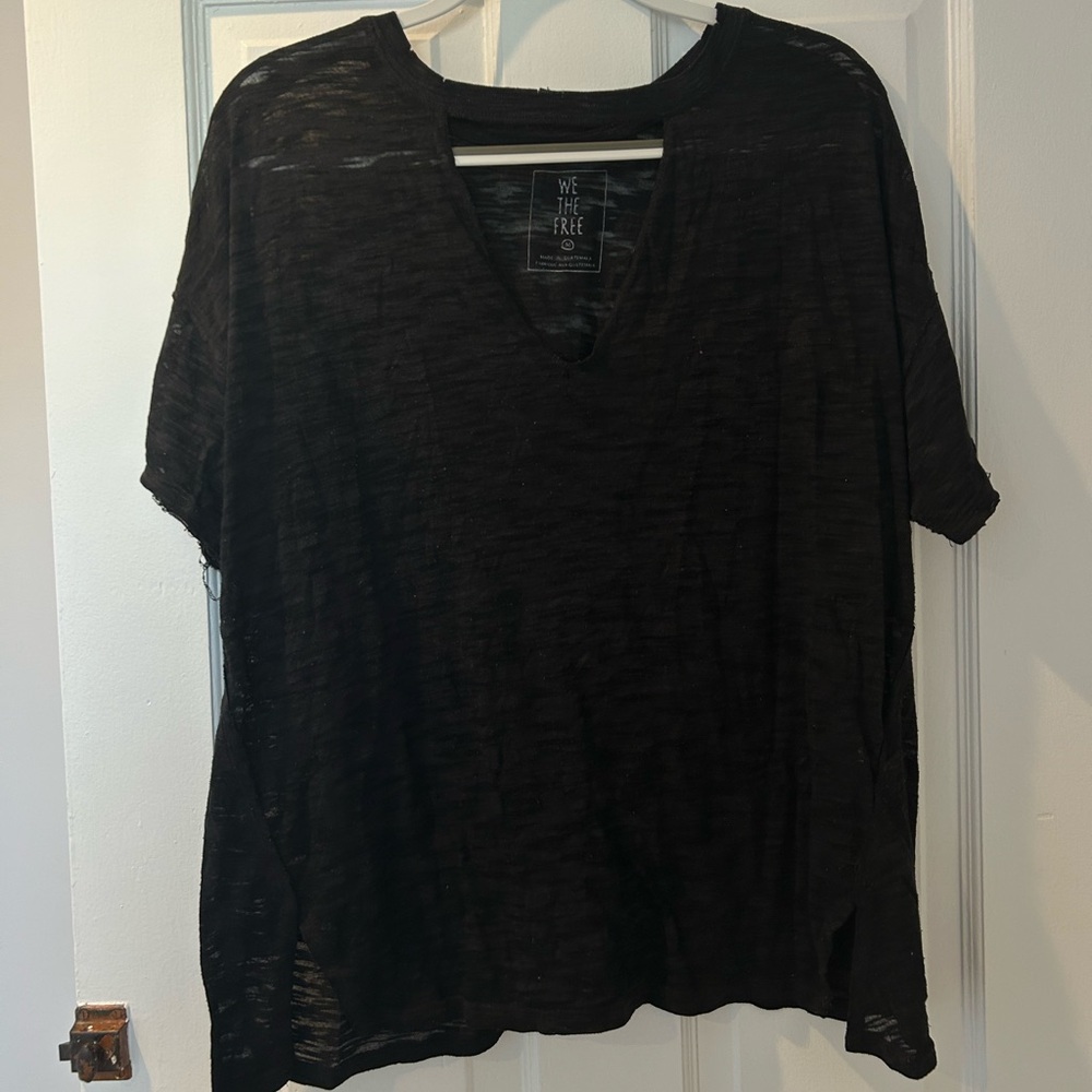 Free people black tunic / tee